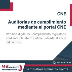 CNE Auditorias de cumplimiento mediante el portal CNE