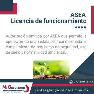 ASEA Licencia de funcionamiento